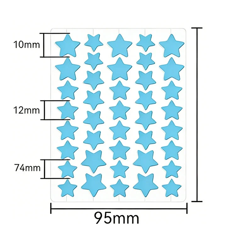 Sevimli Sivilce Yama Çıkartmaları