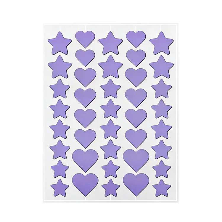 Şifa için Sevimli Yıldız Sivilce Yamaları